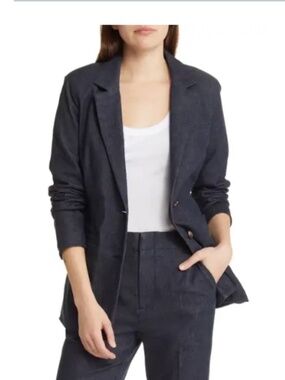 Treasure & Bond HOURGLASS DENIM BLAZER from Nordstrom